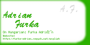adrian furka business card